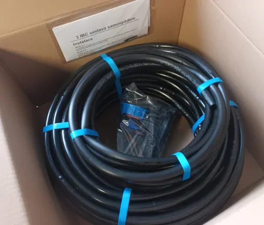 Kapková závlaha sestava 5 PRO PLODOVOU ZELENINU tlaková (rozestup 50cm) 30m s filtrem