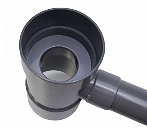 Sběrač dešťové vody 90mm s ventilem 