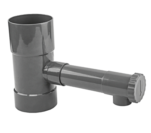 Sběrač dešťové vody 100mm s ventilem