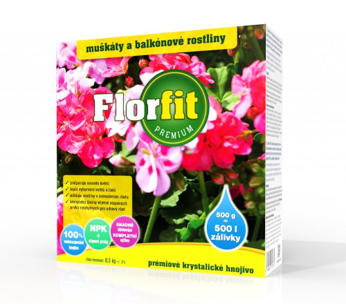 FLORFIT muškáty a balkónové rostliny
