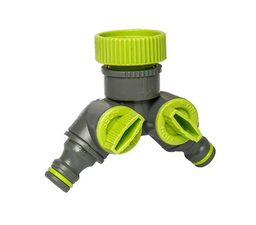 adaptér 2x ventil, vstup vnitřní závit 1" a 3/4" LIME