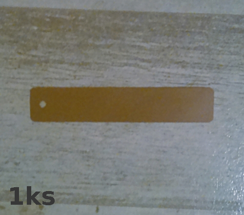 BÉŽOVÁ Jmenovka Klasik10x2cm