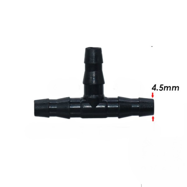 T kus na hadičku 4 x 6mm, 4 x 7mm 